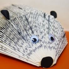 hérisson en bookart