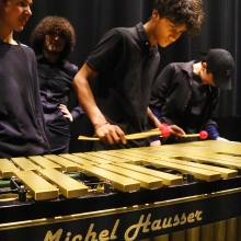 Elèves au vibraphone